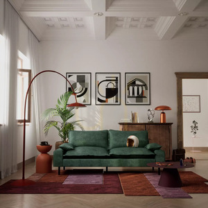 AVENTINE Two-Seater Sofa – Green City Sofa small 1