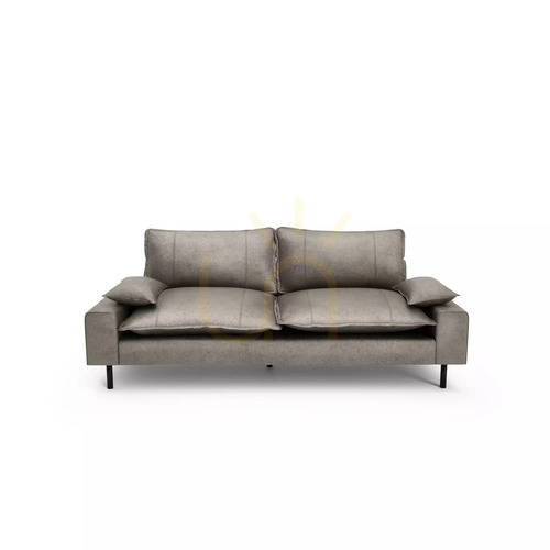 Check AVENTINE Two-Seater Sofa – Light Gray City Sofa
