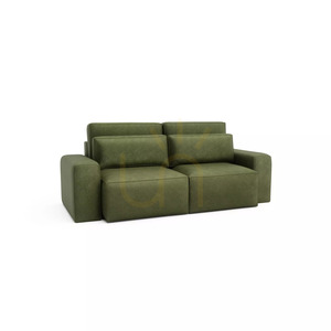 JORDAAN 3-Seater Sofa Bed – Khaki Color by City Sofa small 2