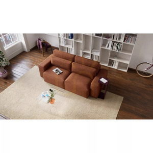 JORDAAN 3-Seater Sofa Bed – Brick Red, City Sofa small 6