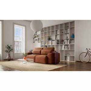 JORDAAN 3-Seater Sofa Bed – Brick Red, City Sofa small 7