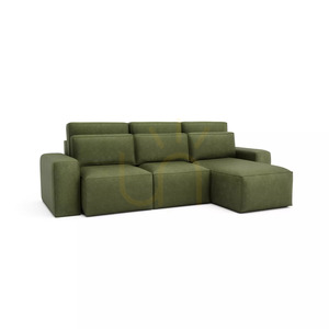 JORDAAN Universal Corner Sofa Bed – Khaki Color by City Sofa small 2