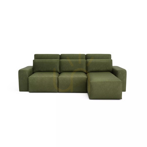 JORDAAN Universal Corner Sofa Bed – Khaki Color by City Sofa small 0