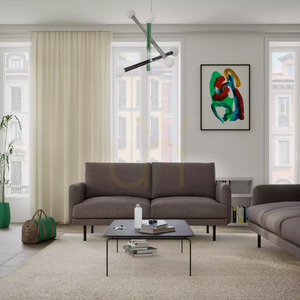 BRERA Three-Seater Sofa – Taupe Color by City Sofa small 1