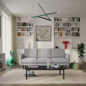 BRERA 4-Seater Sofa – Gray City Sofa small 1
