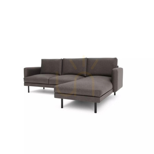 BRERA 4-seater corner sofa (right-hand side) – taupe color by City Sofa small 3