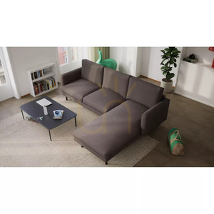 BRERA 4-seater corner sofa (right-hand side) – taupe color by City Sofa small 5