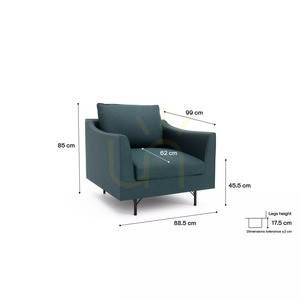 ALFAMA Armchair – Dark Blue City Sofa small 4
