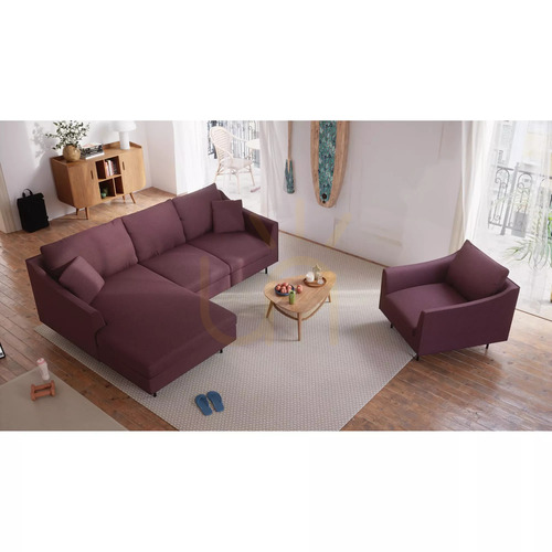 Check ALFAMA Armchair – Burgundy City Sofa