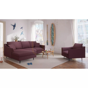 ALFAMA Armchair – Burgundy City Sofa small 7