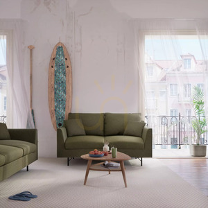ALFAMA Two-Seater Sofa – Green City Sofa small 1