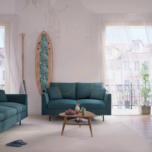 ALFAMA Two-Seater Sofa – Dark Blue City Sofa small 1