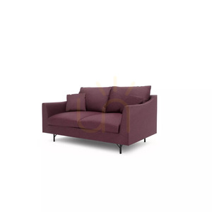 ALFAMA Two-Seater Sofa – Burgundy City Sofa small 3