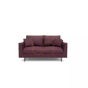 ALFAMA Two-Seater Sofa – Burgundy City Sofa small 0