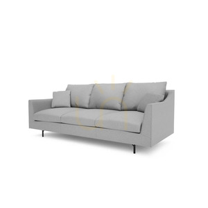 ALFAMA Three-Seater Sofa – City Sofa Gray small 3