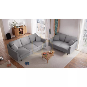 ALFAMA Three-Seater Sofa – City Sofa Gray small 5