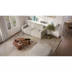 GRACIA Modular Two-Seater Sofa – Beige and Gray City Sofa small 5