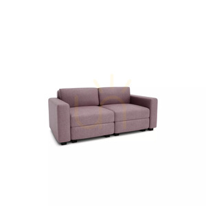 GRACIA Modular Two-Seater Sofa – Muted Pink, City Sofa small 2