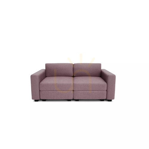 Check GRACIA Modular Two-Seater Sofa – Muted Pink, City Sofa