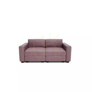 GRACIA Modular Two-Seater Sofa – Muted Pink, City Sofa small 0