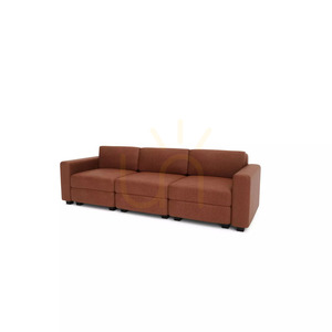 GRACIA 3-Seater Modular Sofa – Terracotta Color by City Sofa small 3