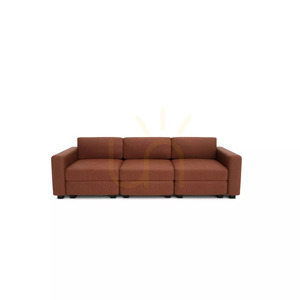 GRACIA 3-Seater Modular Sofa – Terracotta Color by City Sofa small 0