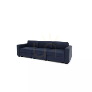GRACIA 3-Seater Modular Sofa – Dark Blue City Sofa small 3