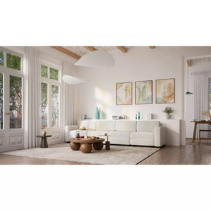 GRACIA 4-Seater Modular Sofa – Cream-Beige City Sofa small 6