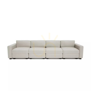 GRACIA 4-Seater Modular Sofa – Cream-Beige City Sofa small 0