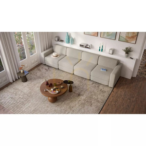 GRACIA 4-Seater Modular Sofa – Beige and Gray City Sofa small 5