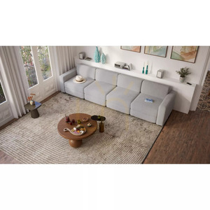 GRACIA 4-Seater Modular Sofa – Gray City Sofa small 5