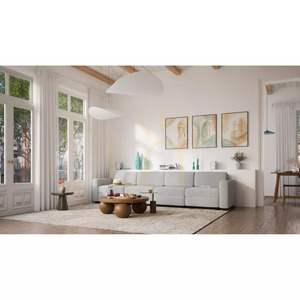 GRACIA 4-Seater Modular Sofa – Gray City Sofa small 6