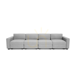 GRACIA 4-Seater Modular Sofa – Gray City Sofa small 0
