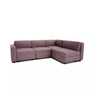 GRACIA 4-Seater Corner Modular Sofa – Muted Pink, City Sofa small 2