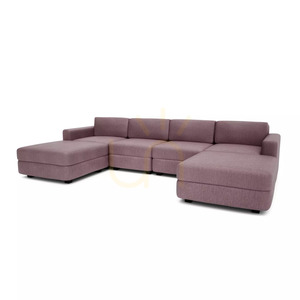 GRACIA Modular Sofa – U-shaped, 180 x 320 x 180 cm – muted pink, City Sofa small 3