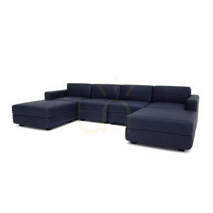 GRACIA Modular Sofa – U-shaped, 180 x 320 x 180 cm – Dark Blue City Sofa small 3