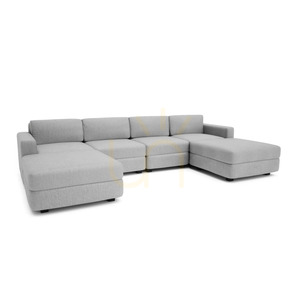 GRACIA Modular Sofa – U-shaped, 180 x 320 x 180 cm – City Sofa Gray small 2