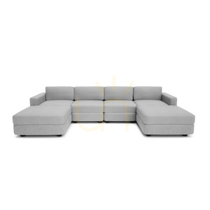 GRACIA Modular Sofa – U-shaped, 180 x 320 x 180 cm – City Sofa Gray small 0