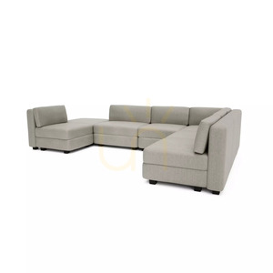 GRACIA Modular Sofa – U-shaped, 160 x 340 x 230 cm – Beige-Gray City Sofa small 3