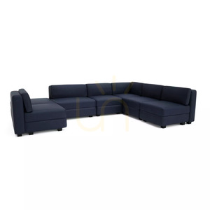 GRACIA Modular Sofa – U-shaped, 160 x 340 x 230 cm – Dark Blue City Sofa small 2