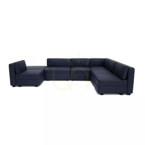 GRACIA Modular Sofa – U-shaped, 160 x 340 x 230 cm – Dark Blue City Sofa small 0