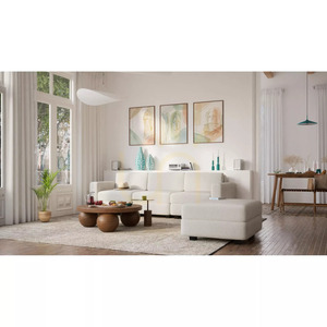 GRACIA Modular Sofa – End Module – Cream-Beige City Sofa small 12