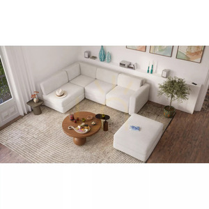 GRACIA Modular Sofa – End Module – Cream-Beige City Sofa small 6