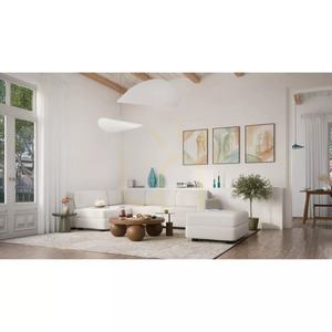 GRACIA Modular Sofa – End Module – Cream-Beige City Sofa small 7