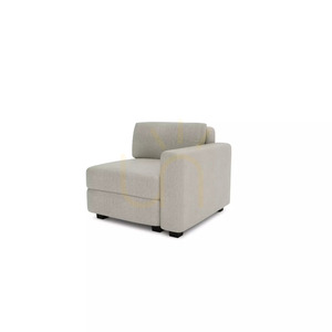 GRACIA Modular Sofa – End Module – Beige-Gray City Sofa small 3