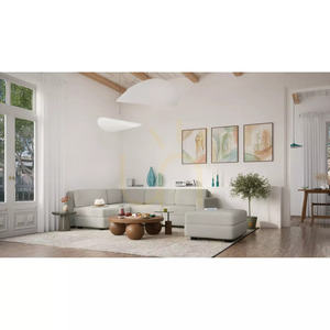 GRACIA Modular Sofa – End Module – Beige-Gray City Sofa small 6