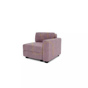 GRACIA Modular Sofa – End Module – Muted Pink Color by City Sofa small 3