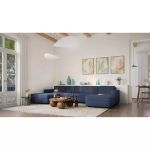 GRACIA Modular Sofa – End Module – Dark Blue City Sofa small 10
