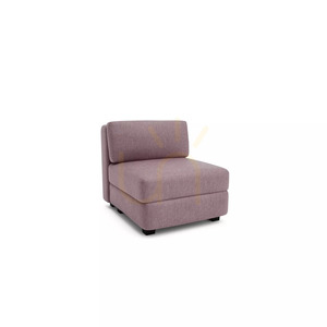 GRACIA Modular Sofa – Single Module – Muted Pink Color by City Sofa small 2