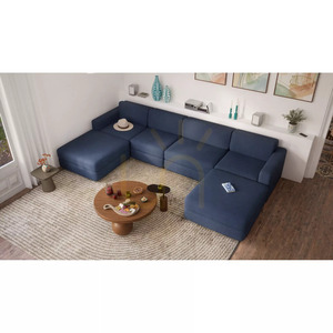 GRACIA Modular Sofa – Single Module – Dark Blue City Sofa small 9